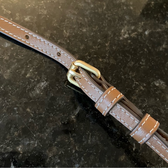 New Tory Burch Perry Bombé Printed Double-Zip Mini Bag, Floral Crossbody Purse - Picture 15 of 16